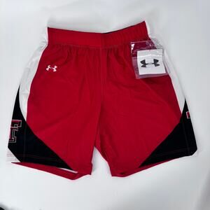 Under Armour NEW Primetime Texas Tech Red Raiders Mens L Basketball Shorts